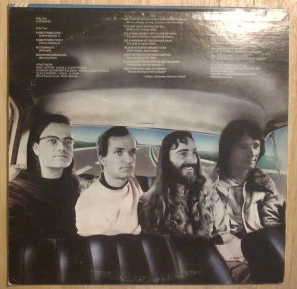 Kraftwerk : Autobahn (LP, Album, Club)