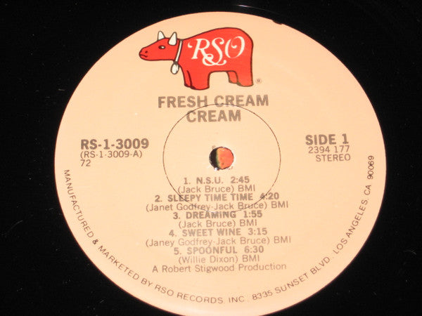 Cream (2) : Fresh Cream (LP, Album, RE)