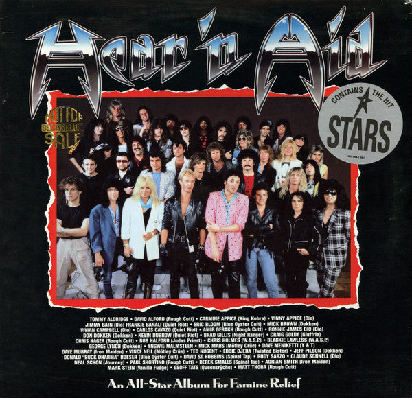 Hear'n Aid : Hear'n Aid (LP, Comp)