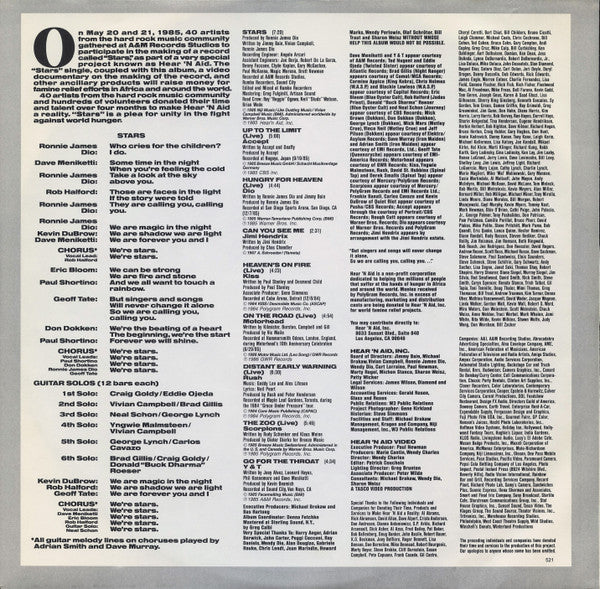 Hear'n Aid : Hear'n Aid (LP, Comp)
