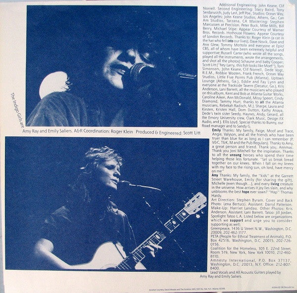 Indigo Girls : Indigo Girls (LP, Album)