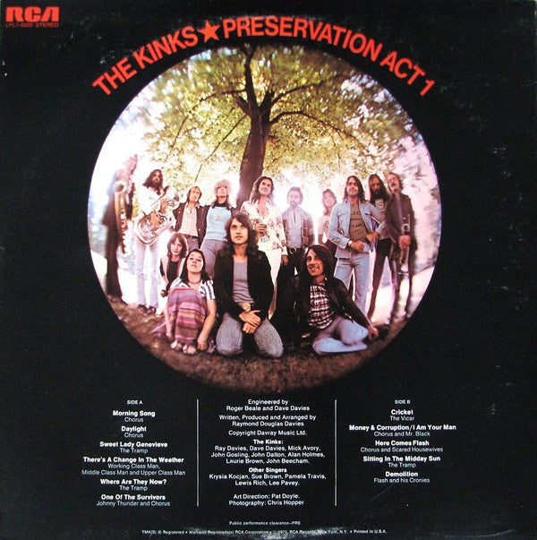 The Kinks : Preservation Act 1 (LP, Album, Hol)