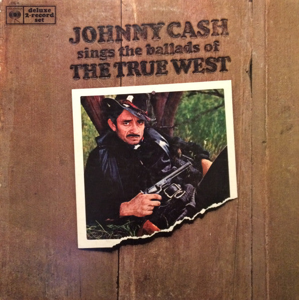 Johnny Cash : Johnny Cash Sings The Ballads Of The True West (2xLP, Album, Mono, Pit)