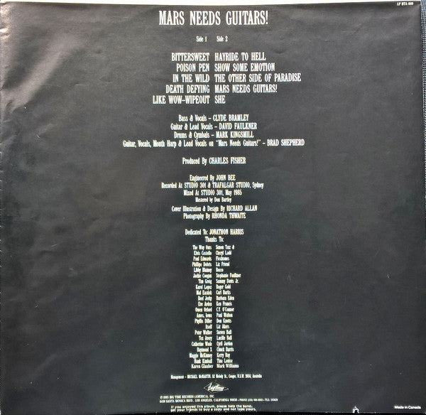 Hoodoo Gurus : Mars Needs Guitars! (LP, Album)