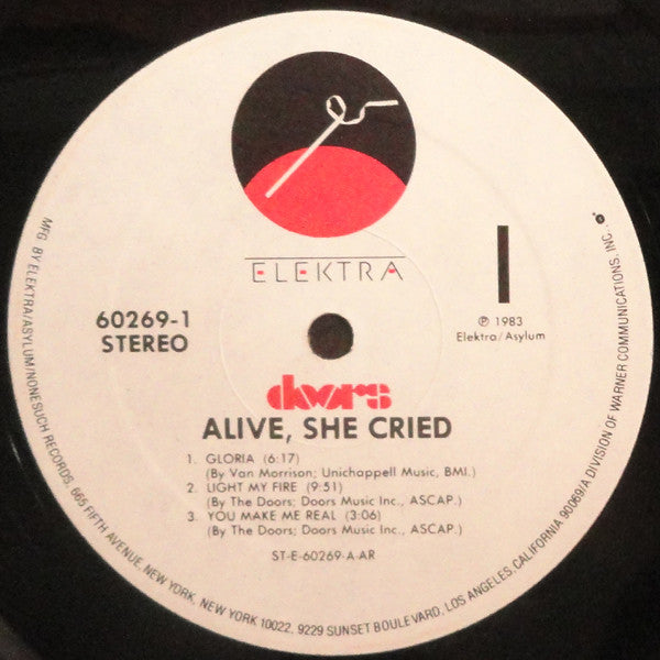 The Doors : Alive, She Cried (LP, Album, All)