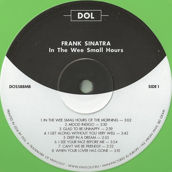 Frank Sinatra : In The Wee Small Hours (LP, Album, Mono, RE, Gre)