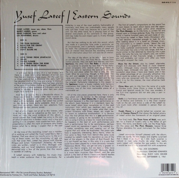 Yusef Lateef : Eastern Sounds (LP, Album, RE, RM)
