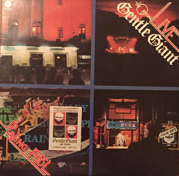 Gentle Giant : Playing The Fool (2xLP, Album, LA )