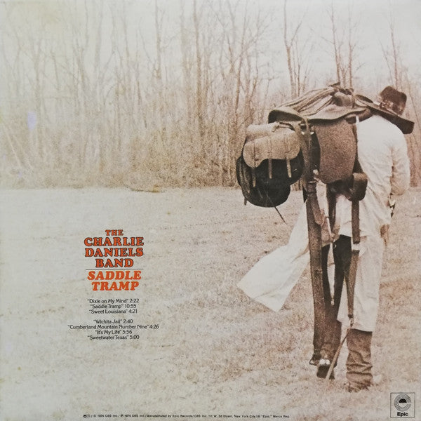 The Charlie Daniels Band : Saddle Tramp (LP, Album, San)