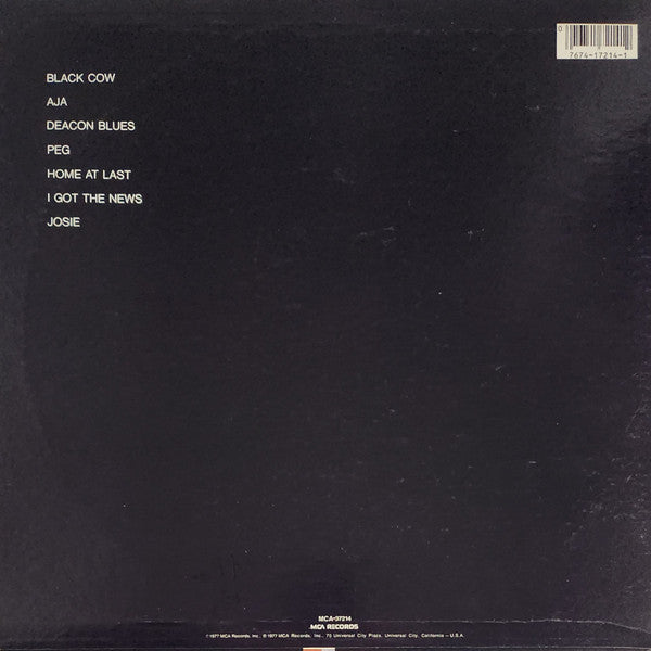 Steely Dan : Aja (LP, Album, RE)