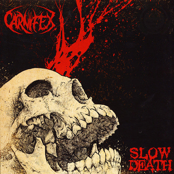 Carnifex (4) : Slow Death (LP, Album, Ltd, Whi)