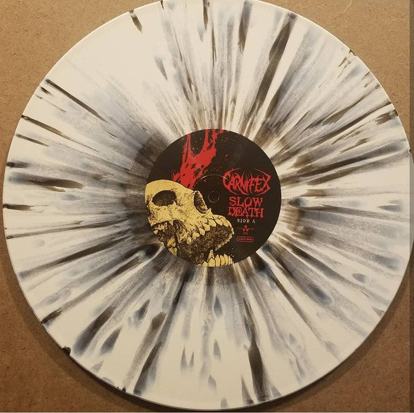 Carnifex (4) : Slow Death (LP, Album, Ltd, Whi)