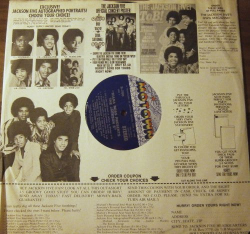 The Jackson 5 : Diana Ross Presents The Jackson 5 (LP, Album, Ind)