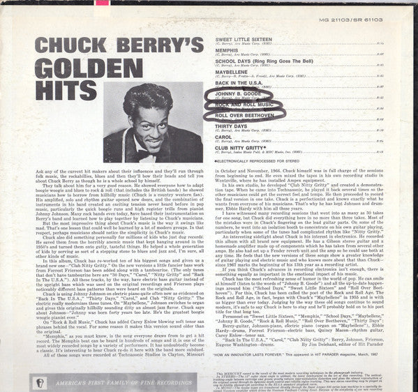 Chuck Berry : Chuck Berry's Golden Hits (LP, Album, RE, Hau)