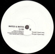 DJQ* / Mateo & Matos : Fifty And Then / You Got It (12")