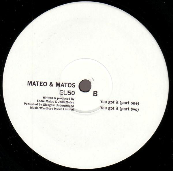 DJQ* / Mateo & Matos : Fifty And Then / You Got It (12")