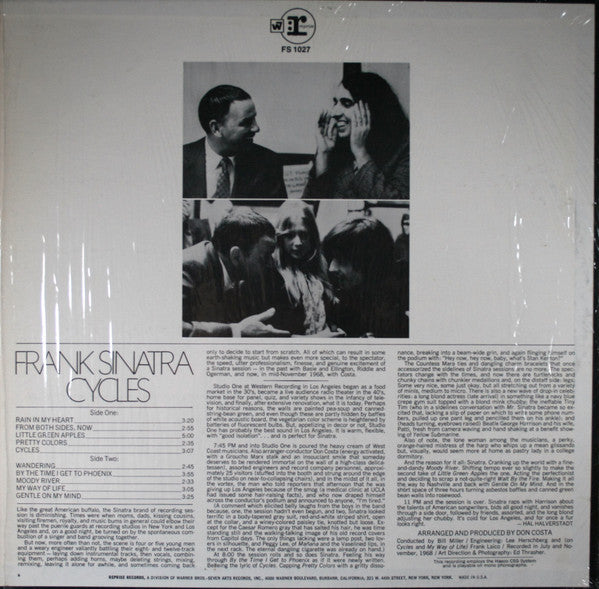 Frank Sinatra : Cycles (LP, Album,  In)