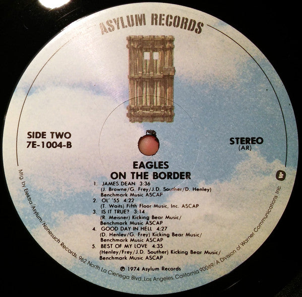 Eagles : On The Border (LP, Album, RE, RP, AR)