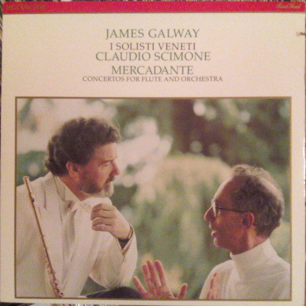 James Galway, I Solisti Veneti, Claudio Scimone - Mercadante* : Concertos For Flute And Orchestra (LP)
