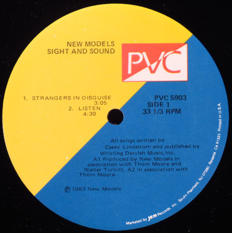New Models : Sight And Sound (12", EP)