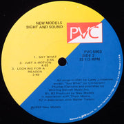 New Models : Sight And Sound (12", EP)
