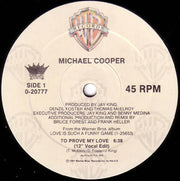 Michael Cooper : To Prove My Love (12", Maxi)