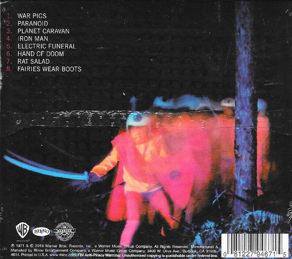 Black Sabbath : Paranoid (CD, Album, RE, RM, Dig)