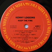 Kenny Loggins : Keep The Fire (LP, Album, San)