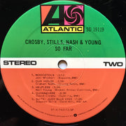 Crosby, Stills, Nash & Young : So Far (LP, Comp, RE, RP, Bar)
