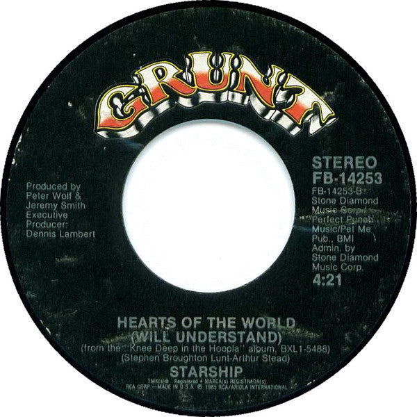 Starship (2) : Sara (7", Single, Ind)