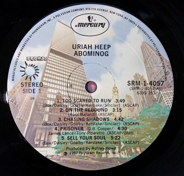 Uriah Heep : Abominog (LP, Album, 26 )