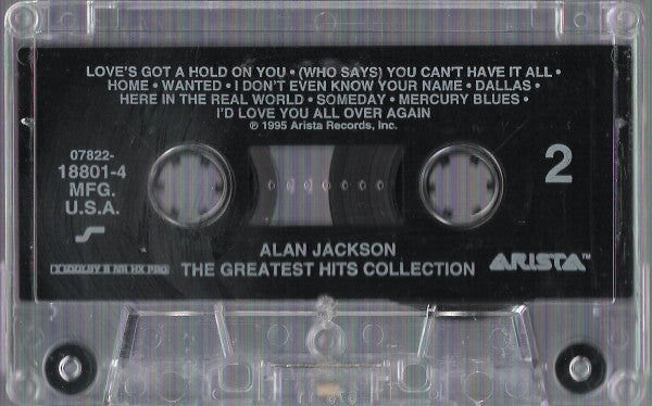 Alan Jackson (2) : The Greatest Hits Collection (Cass, Comp)
