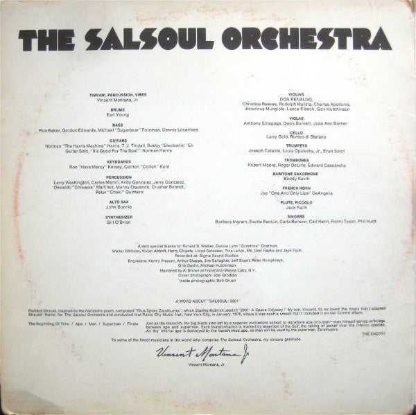 The Salsoul Orchestra : Nice 'N' Naasty (LP, Album, Gat)