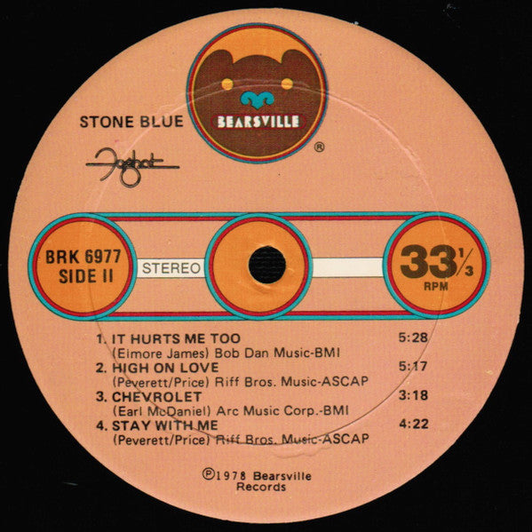 Foghat : Stone Blue (LP, Album, Gol)