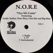 N.O.R.E. : Oye Mi Canto (12", Promo)