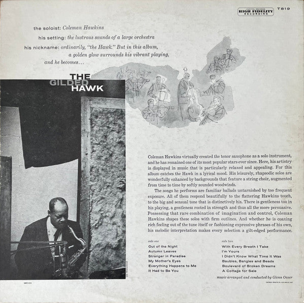 Coleman Hawkins : The Gilded Hawk (LP, Album, Mono)