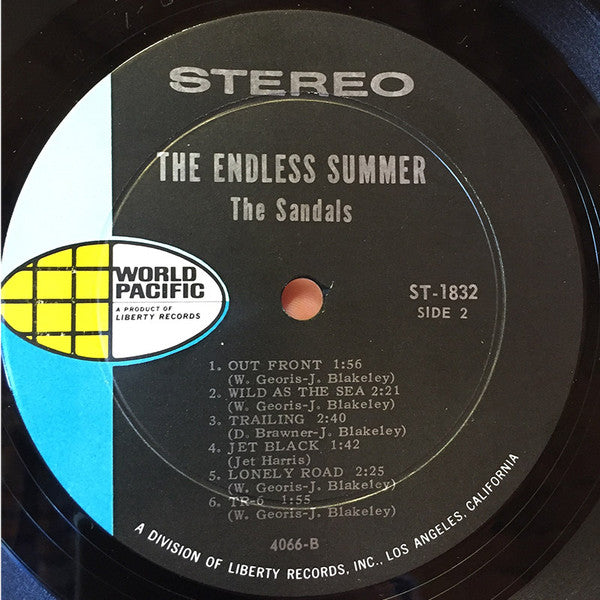 The Sandals : The Endless Summer (LP, Album, Roc)