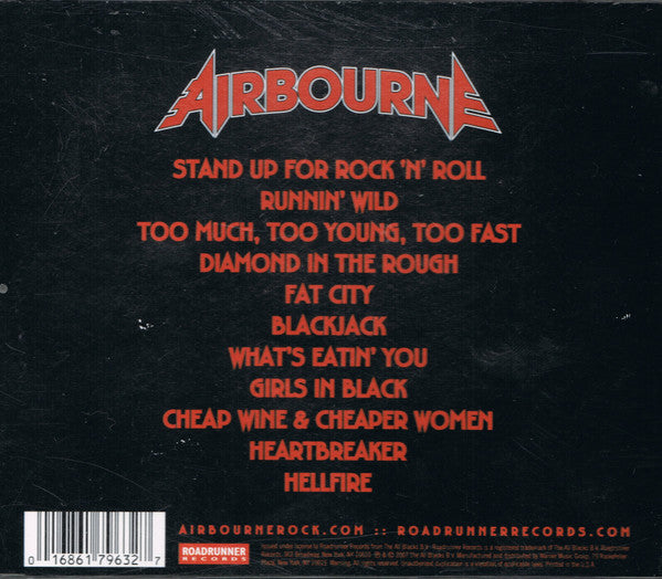 Airbourne : Runnin' Wild (CD, Album, Enh)
