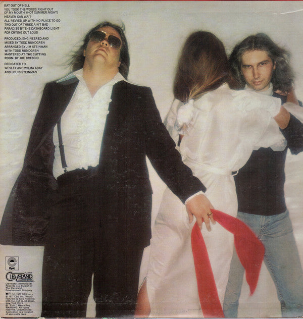 Meat Loaf : Bat Out Of Hell (LP, Album, San)