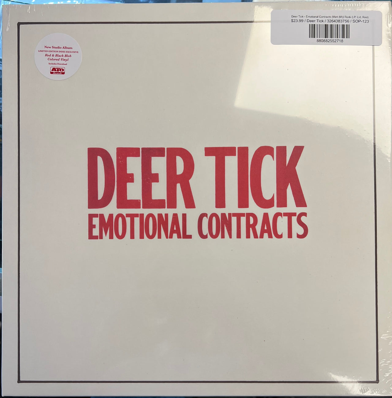 Deer Tick - Emotional Contracts (Mint (M)) Rock (LP, Ltd, Red)