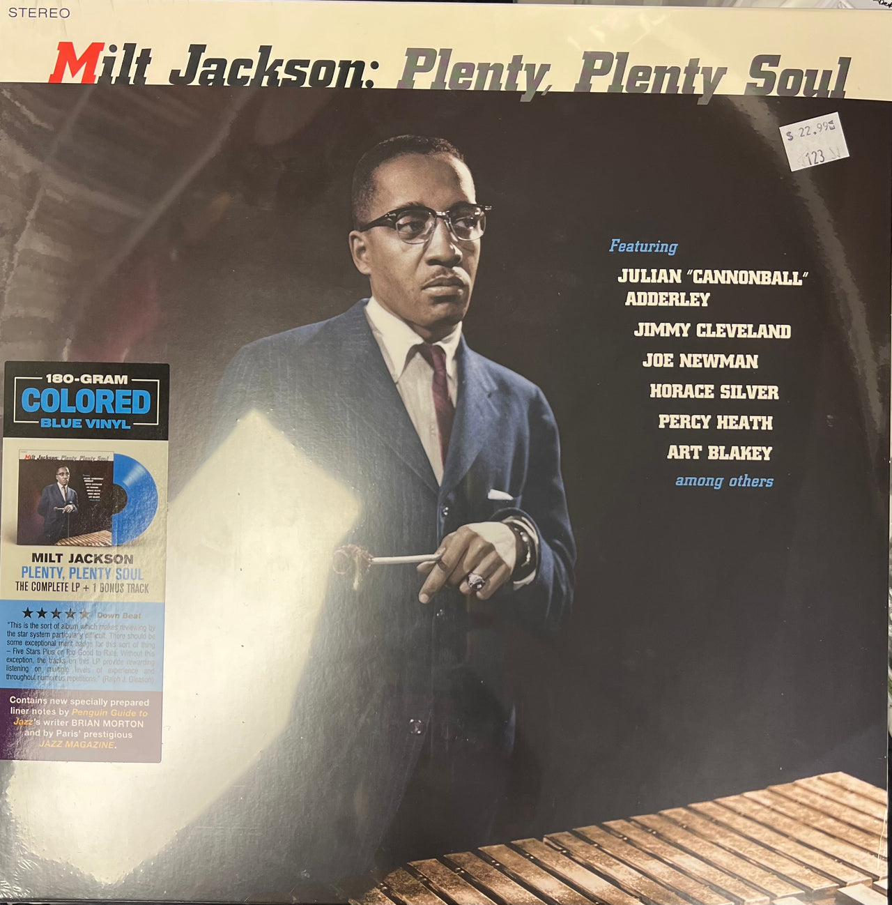 Milt Jackson - Plenty, Plenty Soul  (Mint (M)) Jazz (8", Album, blu)