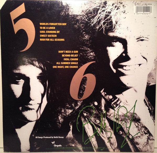 Billy Idol : Whiplash Smile (LP, Album, Car)