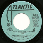 1927 : That's When I Think Of You (7", Single, Promo)