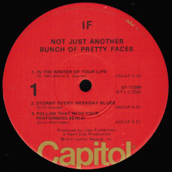 IF (6) : Not Just Another Bunch Of Pretty Faces (LP, Album, Jac)