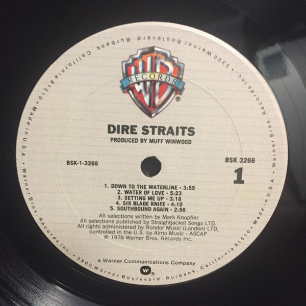 Dire Straits : Dire Straits (LP, Album, Club, CRC)