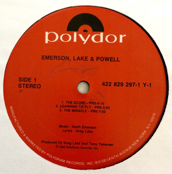 Emerson, Lake & Powell : Emerson, Lake & Powell (LP, Album, Car)