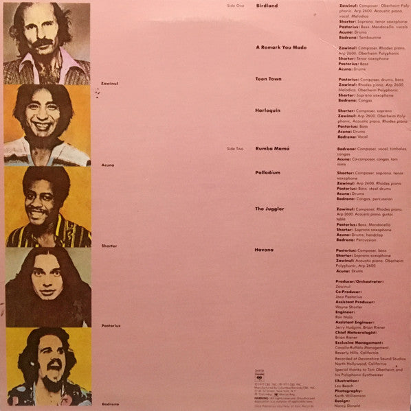 Weather Report : Heavy Weather (LP, Album, San)