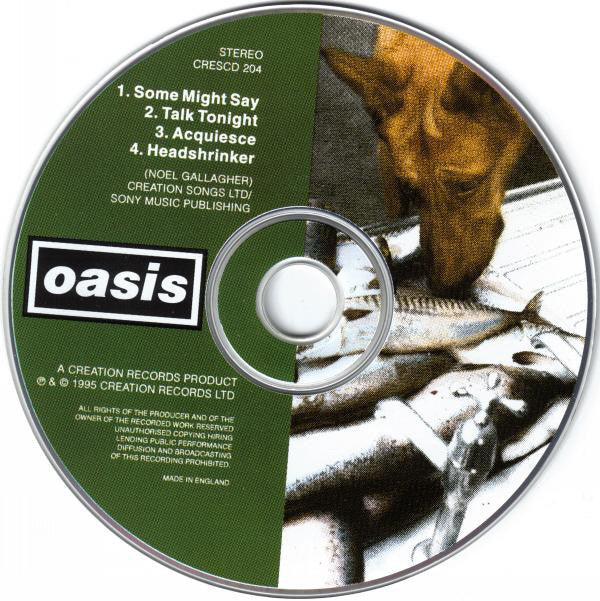 Oasis (2) : Some Might Say (CD, Single)