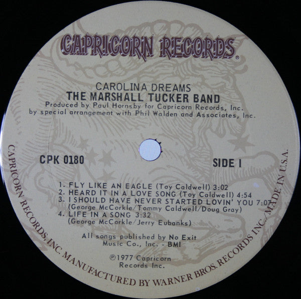 The Marshall Tucker Band : Carolina Dreams (LP, Album, Ter)