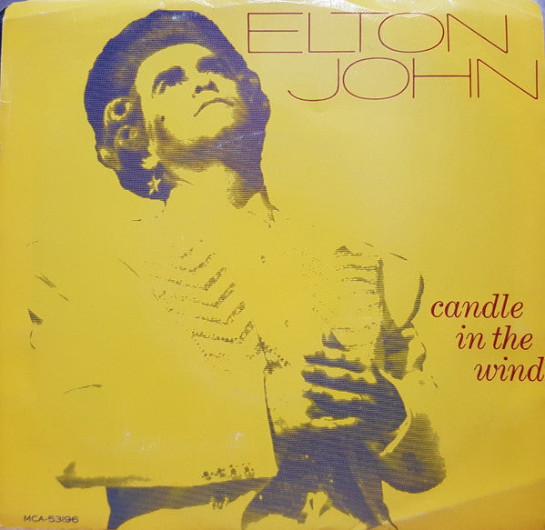 Elton John : Candle In The Wind (7", Single, Yel)